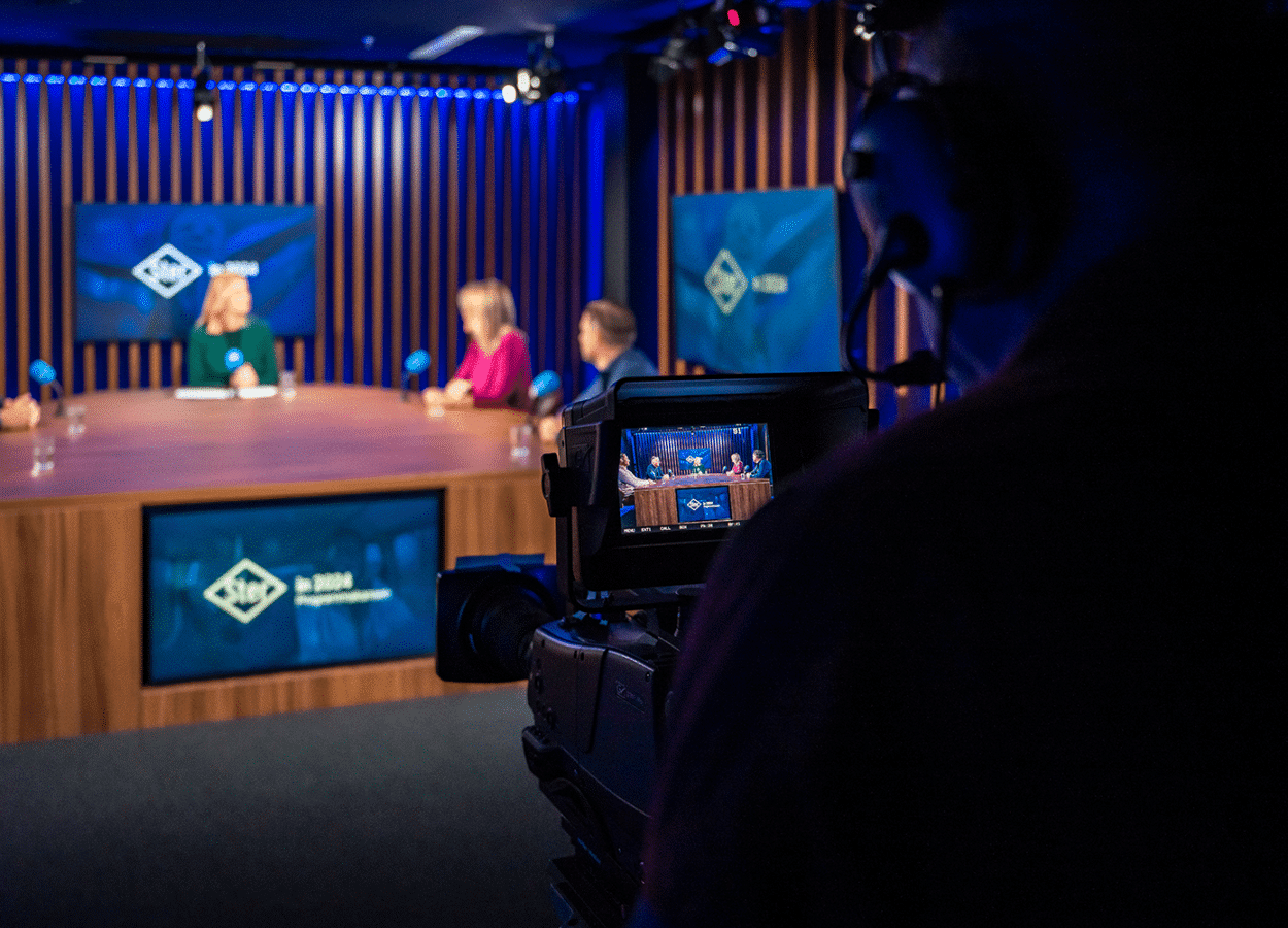 Live communicatie formats in professionele broadcast studio Amsterdam